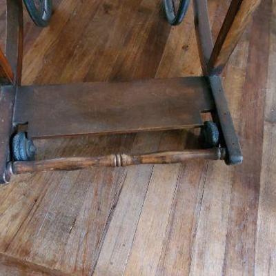 Carstairs Antique Wheelchair - manufactured by Carters (J & A) Ltd, London, England, c.1910-20.