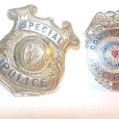 3 Real Law Enforcement Badges for the Collector.