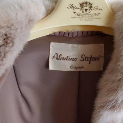 Excellent Blond Mink fur coat - Antique Aladino Stefani of San Francisco