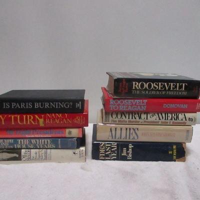 Lot 217 -  Books About Presidents - Roosevelt - Reagan - Truman