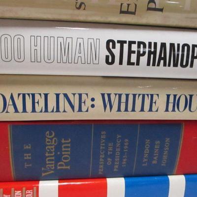 Lot 220 - Books - White House - Stephanopoulps - Ernie Pyle - Cronkite