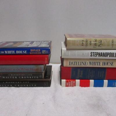 Lot 220 - Books - White House - Stephanopoulps - Ernie Pyle - Cronkite