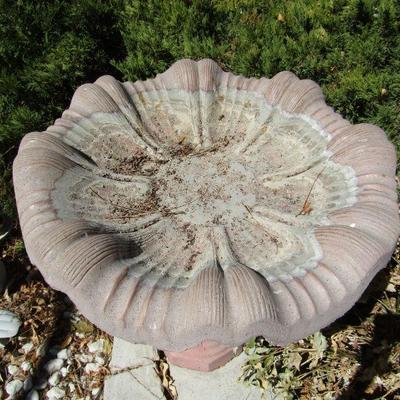 Y-12  CONCRETE BIRD BATH