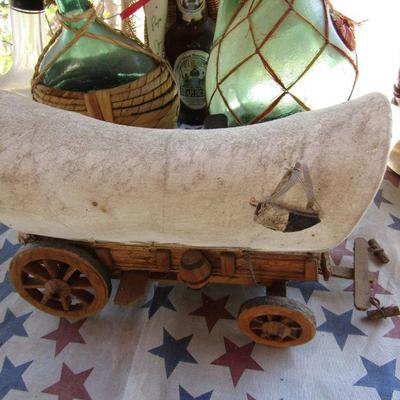 SR-5  LIQUOR BOTTLES & COVERED WAGON