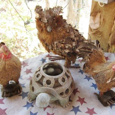 SR-6  TURTLE & BIRDS