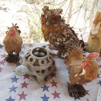 SR-6  TURTLE & BIRDS