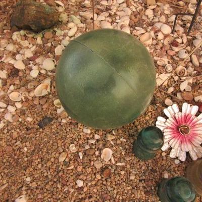 Y-43  VINTAGE GLASS FISHING FLOAT & MORE