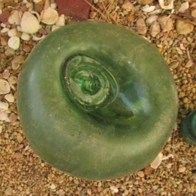 Y-43  VINTAGE GLASS FISHING FLOAT & MORE