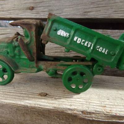 LOT 303  CAST DUMP TRUCK & CAR