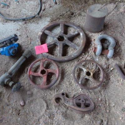 BB-34  WATER VALVE WHEELS AND WEIGHT
