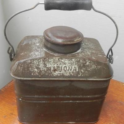 LOT 310  RAILROAD/COAL MINERS LUNCH BOX & TORCH