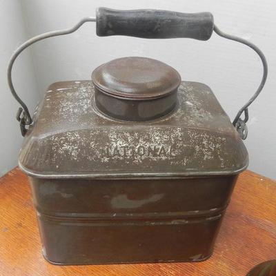 LOT 310  RAILROAD/COAL MINERS LUNCH BOX & TORCH