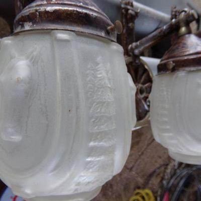 BB-40  VINTAGE WESTERN LIGHT SCONCES
