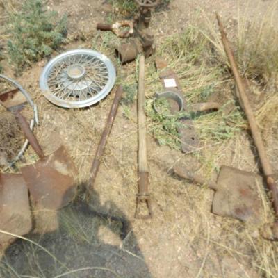 BB-48   SHOVELS AND OTHER FARM ITEMS