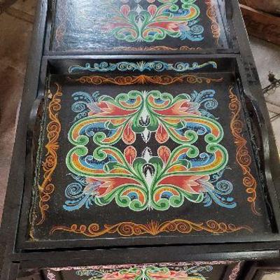 Vibrant Authentic Costa Rican Ox Cart 