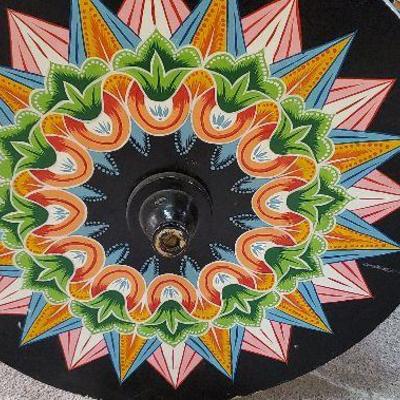 Vibrant Authentic Costa Rican Ox Cart 