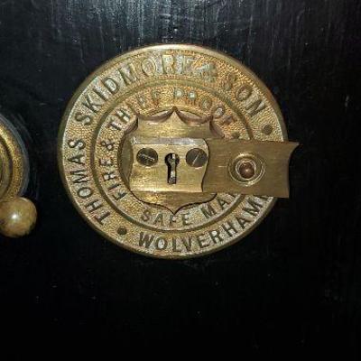 Antique Thomas Skidmore & Son Victorian Fire Safe  