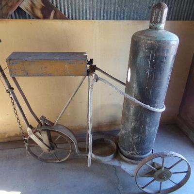 WS-3  STEEL CUTTING TORCH TANK CART 