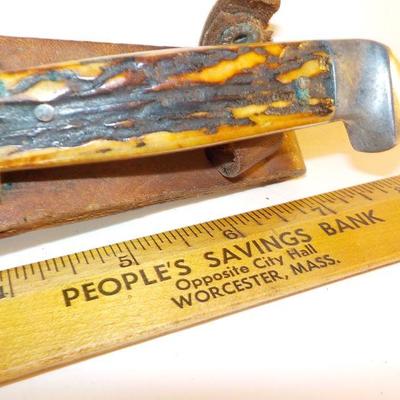 " Case 8 inch Bowie Hunting knife with sheath".