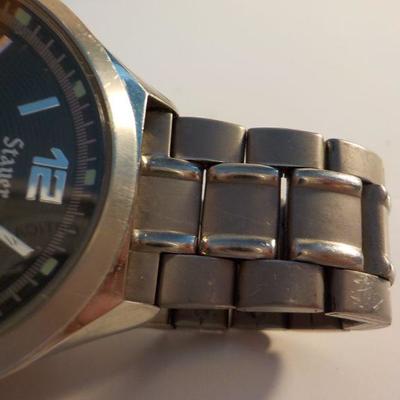 " Stauer Titanium Merkur-WWVB movt. Mens wrist watch".