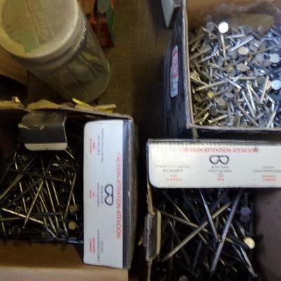 WS-17  VARIOUS HARDWARE  (RED/BROWN CANS)