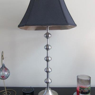Silver/Chrome table lamp