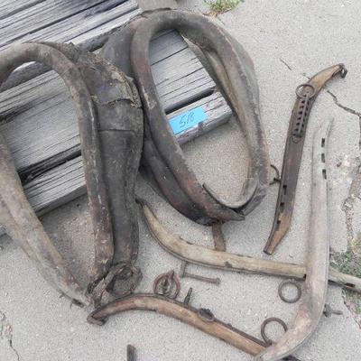 S2-18  HORSE COLLARS AND HARNESSES