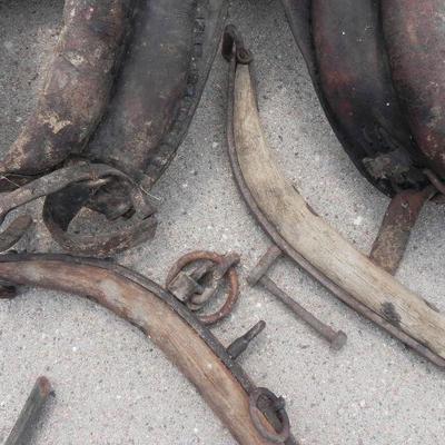 S2-18  HORSE COLLARS AND HARNESSES