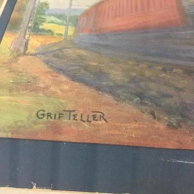 c.1933 Grif Teller Lithograph of Pennsylvania Railroad