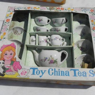 lot 320  NEW TOY CHINA TEA SETS