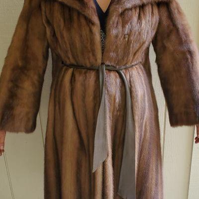 Aladino Stefani of San Francisco Full Length Mink Swing Coat