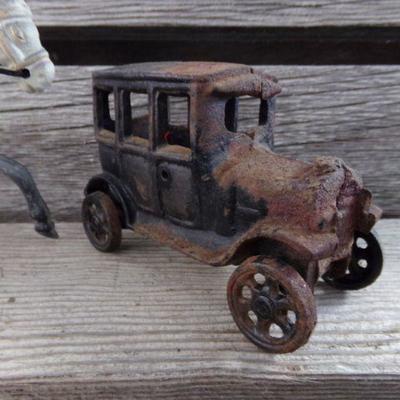 LOT 327  CAST POLICE CHIEF AND VEHICLE