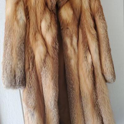Vintage Full Length Fox Fur Coat by Lloyd's