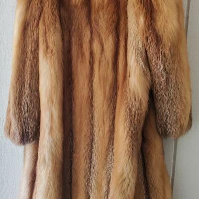 Vintage Full Length Fox Fur Coat by Lloyd's