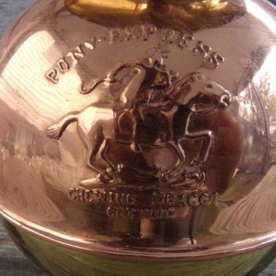 LOT 336  COPPER & BRASS SPITTOON