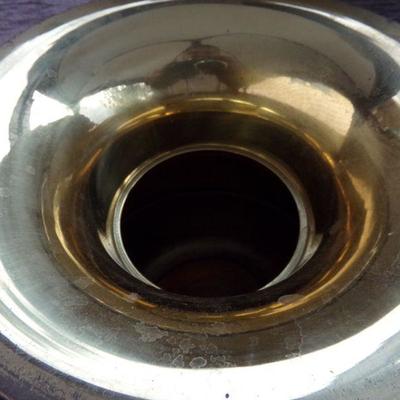 LOT 336  COPPER & BRASS SPITTOON