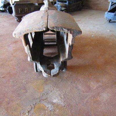 G-2  CAST IRON TRAIN & CART