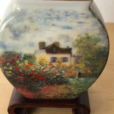 D4: Goebel Claude Monet Miniature Vase
