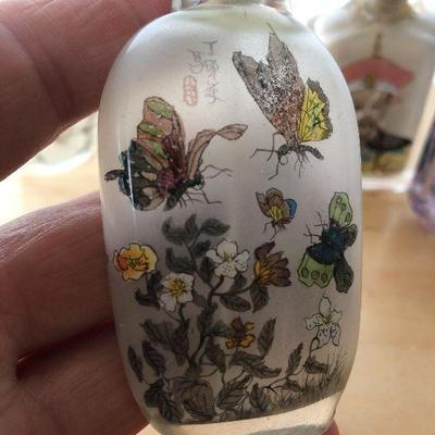 D6: Handpainted Miniature Bottles