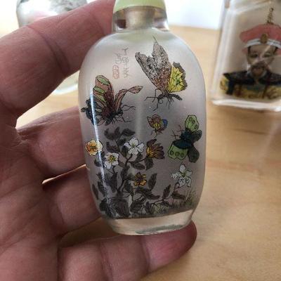 D6: Handpainted Miniature Bottles