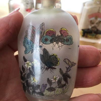 D6: Handpainted Miniature Bottles
