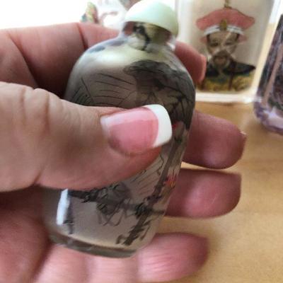 D6: Handpainted Miniature Bottles
