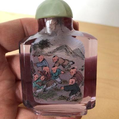 D6: Handpainted Miniature Bottles