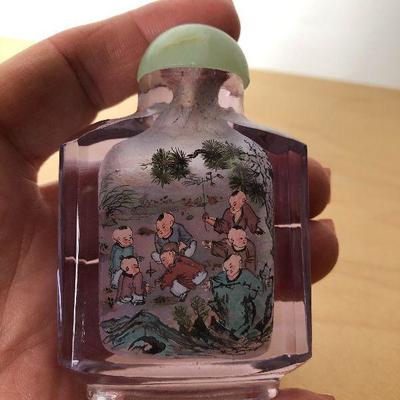 D6: Handpainted Miniature Bottles
