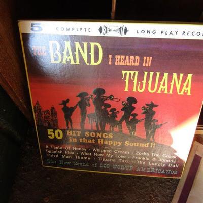 G-4   VINYL RECORD ALBUMS AND STAND