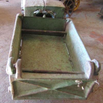 G-10  CAST IRON DUMP TRUCK AND FIRETRUCK