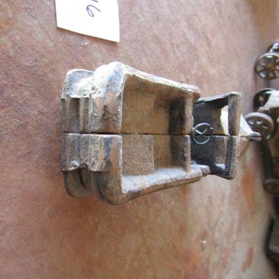 G-11  CAST IRON CAR AND FIRETRUCK