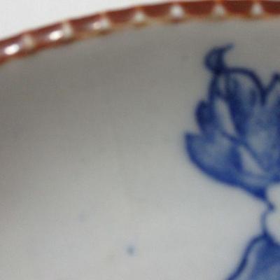 Lot 7 - Vintage Blue & White Chinoiserie  Porcelain Plate Panel Screen and Blossom 9