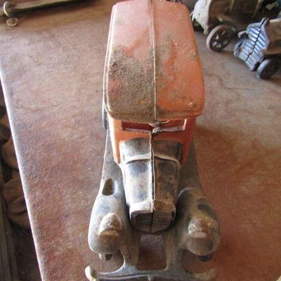 G-12  CAST IRON MAIL TRUCK & CAR