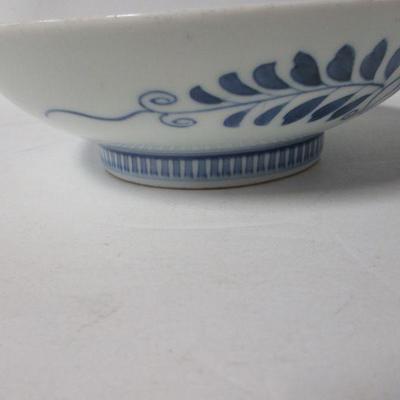 Lot 32 - Vintage Chinoiserie Ceramic Blossoms Asian Bowl 9